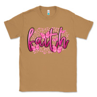 Toasted Coconut Faith Breast Cancer Classic Tee - FaDigitalArtStudio