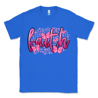 True Royal Faith Breast Cancer Classic Tee - FaDigitalArtStudio