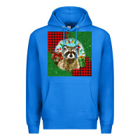 True Royal christmas raccoon Premium Hoodie - BarkalooDesign