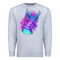 Heather Grey mermaid Premium Sweatshirt - Jasminsmagicworld