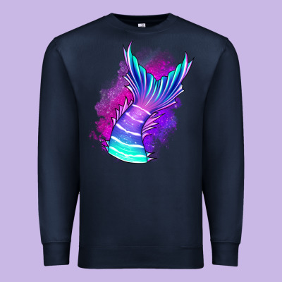 Mermaid Premium Sweatshirt Designed By Jasminsmagicworld