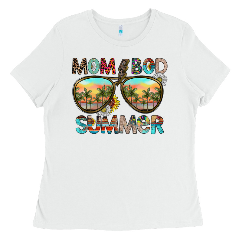 Mom Bad Summer Ladies Tee by CowhideDigitalArt | Teevron