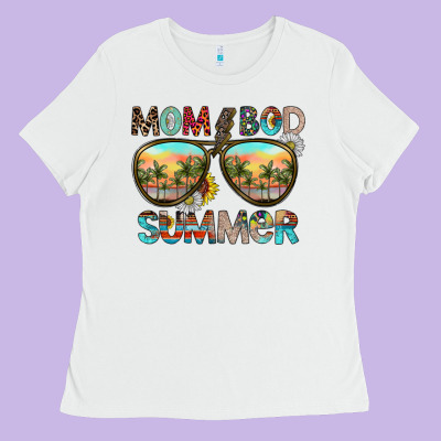 Mom Bad Summer Ladies Tee Designed By Cowhidedigitalart