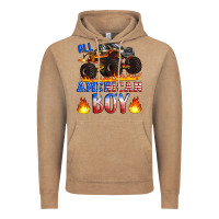 Vintage Coffee all american boy monster truck Vintage Hoodie - Artiststas