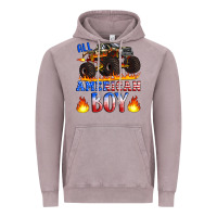 Vintage Zinc all american boy monster truck Vintage Hoodie - Artiststas