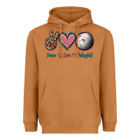 Meerkat Peace Love Volleyball Heavyweight Hoodie - Jasminsmagicworld