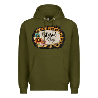 Army Green Blessed Gigi Premium Hoodie - Jasminsmagicworld