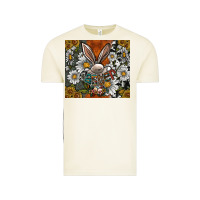 Vintage Arctic bunny Easter Vintage Tee - CowhideDigitalArt