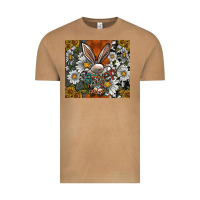 Vintage Camel bunny Easter Vintage Tee - CowhideDigitalArt