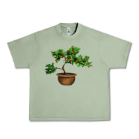 Oil Green Guava Tree Bonsai Illustrations Urban Heavy Tee - LillyAllenDesigns