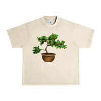 Sandshell Guava Tree Bonsai Illustrations Urban Heavy Tee - LillyAllenDesigns
