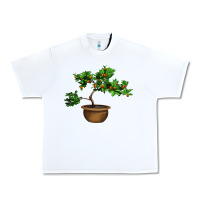 White Guava Tree Bonsai Illustrations Urban Heavy Tee - LillyAllenDesigns