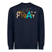 Navy Just Pray Heavyweight Sweatshirt - RanaPortraitStore