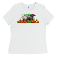 White halloween baby sheeps Ladies Tee - LillyAllenDesigns