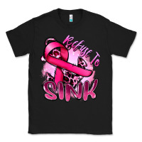 Black Refuse to sink Cancer Classic Tee - FaDigitalArtStudio