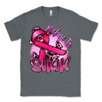 Charcoal Heather Refuse to sink Cancer Classic Tee - FaDigitalArtStudio