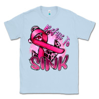 Dusty Blue Refuse to sink Cancer Classic Tee - FaDigitalArtStudio