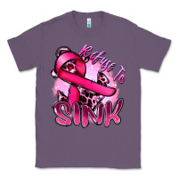 Lavender Refuse to sink Cancer Classic Tee - FaDigitalArtStudio