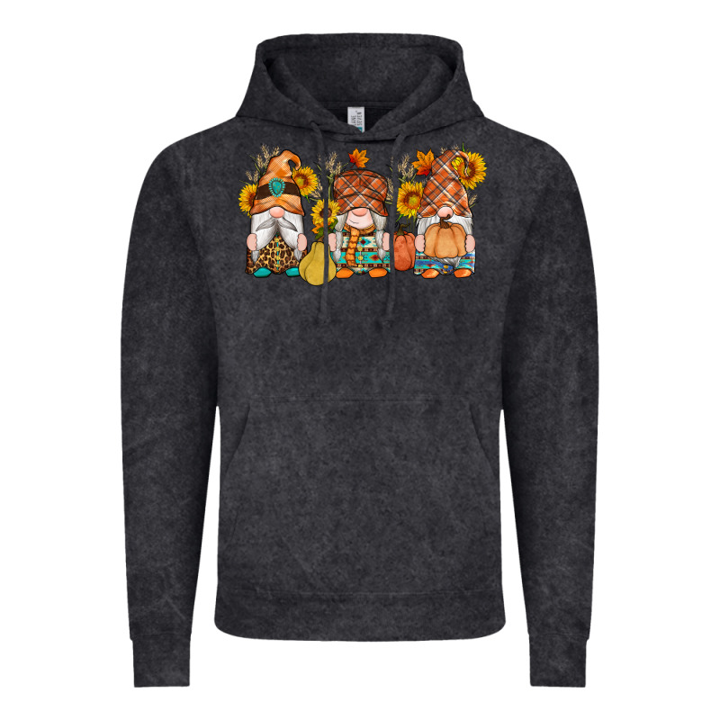 Fall Gnomes Pumpkin Sunflowers Vintage Hoodie by Artiststas | Teevron