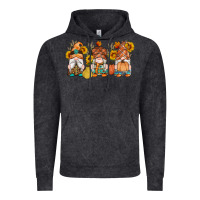 Vintage Black fall gnomes pumpkin sunflowers Vintage Hoodie - Artiststas