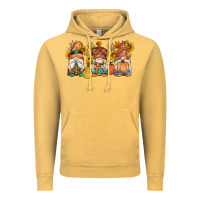 Vintage Mustard fall gnomes pumpkin sunflowers Vintage Hoodie - Artiststas