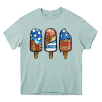 Arona Patriotic Leopard Popsicles Heavy Core Tee - Jasminsmagicworld