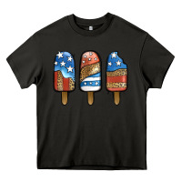 Asphalt Patriotic Leopard Popsicles Heavy Core Tee - Jasminsmagicworld