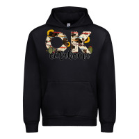 Black oklahoma state cowhide serape cactus Urban Hoodie - RanaPortraitStore