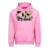 Fuchsia Pink oklahoma state cowhide serape cactus Urban Hoodie - RanaPortraitStore