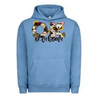 Pigment Pebble Blue oklahoma state cowhide serape cactus Urban Hoodie - RanaPortraitStore