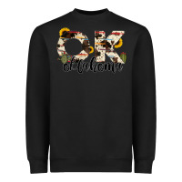 Black oklahoma state cowhide serape cactus Heavyweight Sweatshirt - RanaPortraitStore