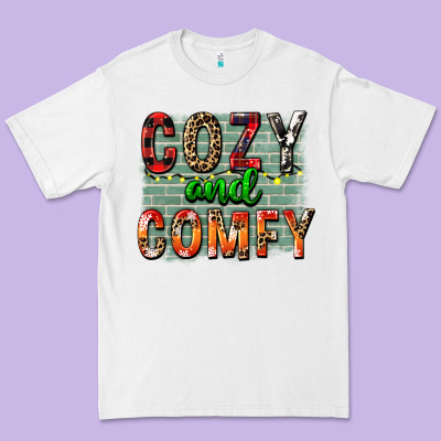 Cozy And Comfy Premium Tee Designed By Fadigitalartstudio
