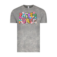 Cloud Rock Easter Nurse Vintage Tee - CowhideDigitalArt