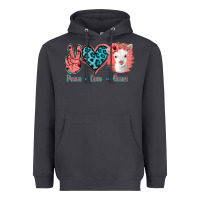 Smoke Peace Love Goats Heavyweight Hoodie - Jasminsmagicworld