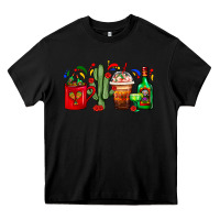 Black Mexico Coffee Cups With Cactus And Tequila Bottle Heavy Core Tee - FaDigitalArtStudio