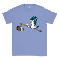 Colony Blue stork with black baby boy Classic Tee - BarkalooDesign