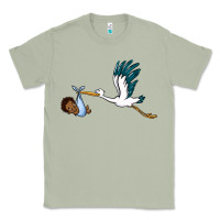 Matcha stork with black baby boy Classic Tee - BarkalooDesign