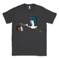 Smoke stork with black baby boy Classic Tee - BarkalooDesign