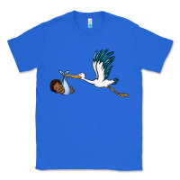 True Royal stork with black baby boy Classic Tee - BarkalooDesign