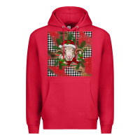 Cardinal Christmas merino Premium Hoodie - BarkalooDesign