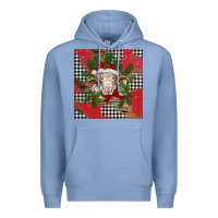 Colony Blue Christmas merino Premium Hoodie - BarkalooDesign