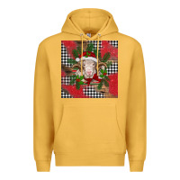 Mustard Christmas merino Premium Hoodie - BarkalooDesign