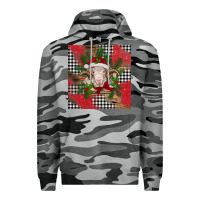 Slate Camo Christmas merino Premium Hoodie - BarkalooDesign