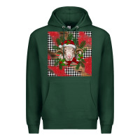 Sports Green Christmas merino Premium Hoodie - BarkalooDesign