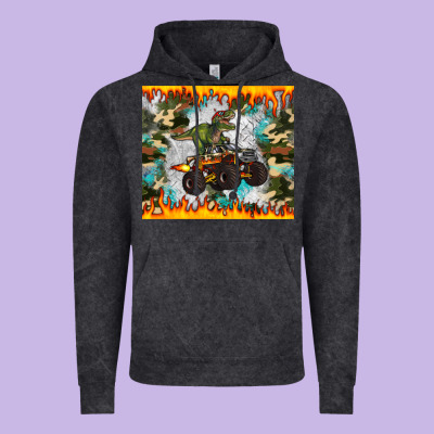 Monster Truck Dinosaur T Rex Tumbler Vintage Hoodie Designed By Artiststas
