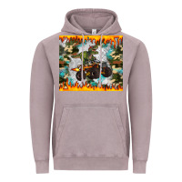 Vintage Zinc monster truck dinosaur t rex tumbler Vintage Hoodie - Artiststas