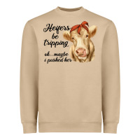 Mushroom heifer's be trippin' charolais cow Heavyweight Sweatshirt - RanaPortraitStore