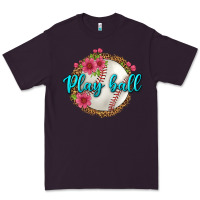 Plum play ball baseball Premium Tee - BundleAndBundleShop