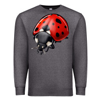 Charcoal Heather ladybug Premium Sweatshirt - Jasminsmagicworld