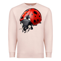 Pale Pink ladybug Premium Sweatshirt - Jasminsmagicworld